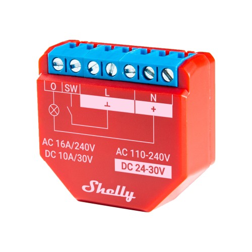 Releu smart Shelly Plus 1PM, 1 canal, monitorizare consum, 16A WiFi, Bluetooth, ESP32, MQTT - 2