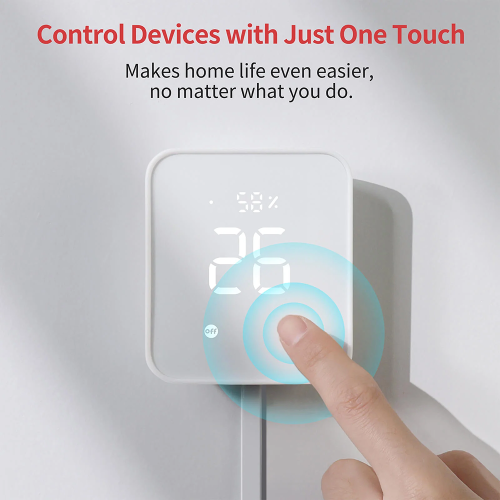 SwitchBot smart 4 in 1 Hub 2, senzor de temperatură, umiditate și lumină Compatibil cu Apple HomeKit, Alexa, Google Home, Matter