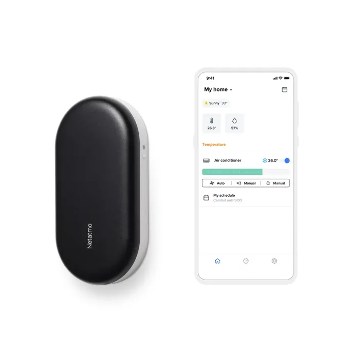 Termostat inteligent pentru automatizare AC (aer condiționat) sau pompe de căldură aer-aer Netatmo Smart AC Controller Netatmo -