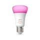 Bec LED Smart Philips HUE A19 RGBW, 9.5W, 800 lumeni, E27, Clasa F - 1