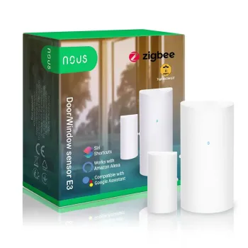 Senzor smart magnetic, pentru uși și ferestre Nous E3 Smart Door and Window Sensor , ZigBee, compatibil Tuya - Smart Life Nous -