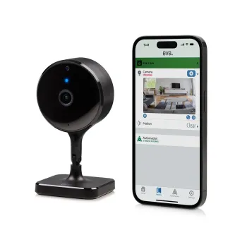 Cameră smart Eve Cam -  Secure Indoor Camera, compatibilă HomeKit Eve - 1