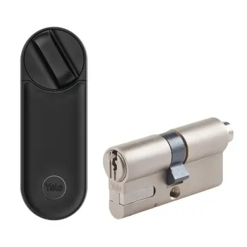Pachet Încuietoare inteligentă Yale Linus Smart Lock L2, negru mat + cilindru de siguranță Yale 30-65mm / 30-60mm Yale - 1