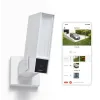 Cameră de supraveghere prentru exterior inteligentă Netatmo Smart Outdoor Camera with Siren, White, WiFi, proiector LED integrat