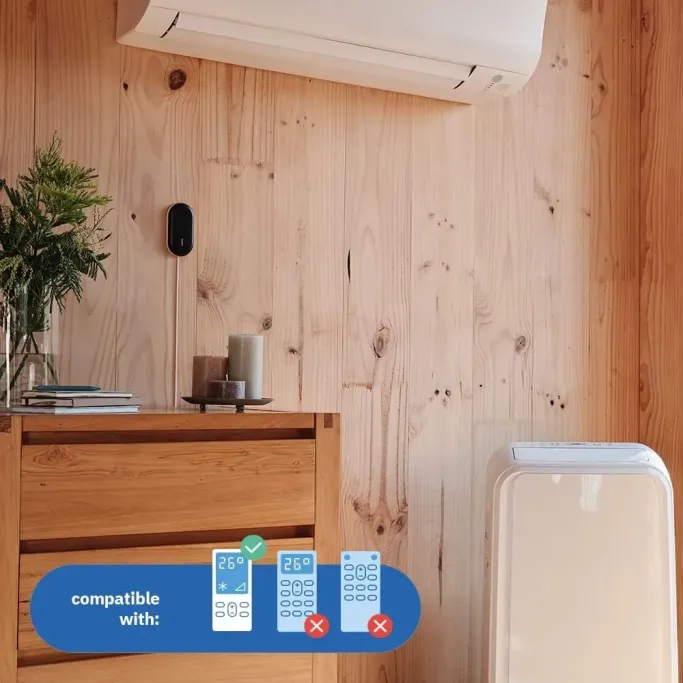 Termostat inteligent pentru automatizare AC (aer condiționat) sau pompe de căldură aer-aer Netatmo Smart AC Controller Netatmo -