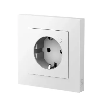 Priză smart încastrabilă Aqara Wall Outlet H2 EU (WP-P01D), repeater ZigBee, monitorizare consum, versiunea Europeana, HomeKit A