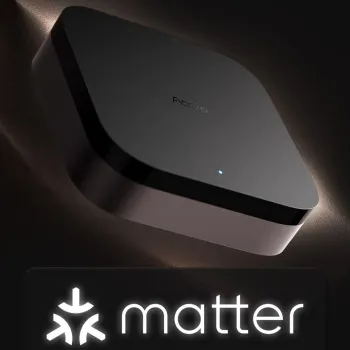 Consolă Gateway Aqara M3 HUB, Matter over Thread, WiFi, ZigBee, Bluetooth, IR, Compatibilă HomeKit, Google Home, Matter Aqara - 