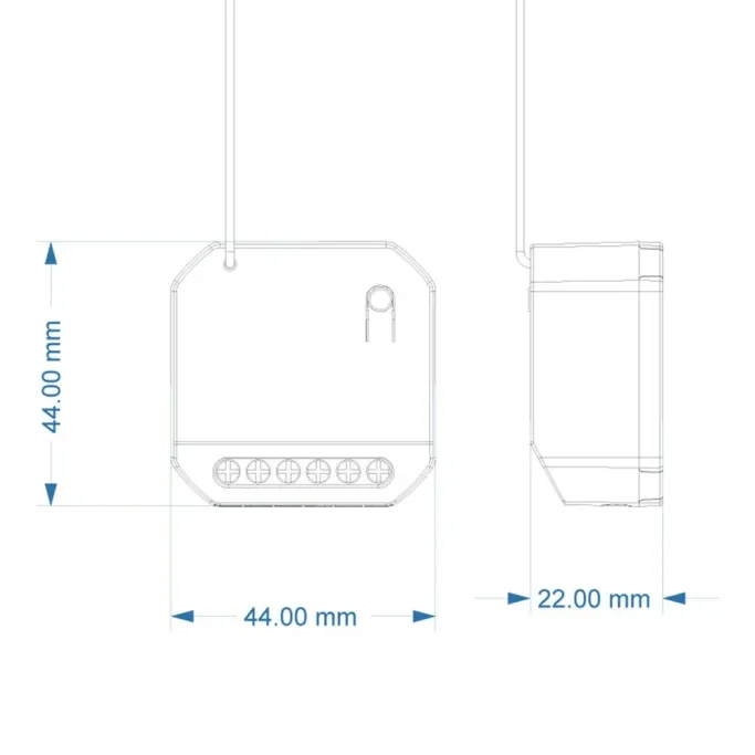 Controller Kinetic Energy, 1 canal on/off + dimmer (variator), 1.5A, WiFi+RF433, compatibil Tuya Kinetic Energy - 5
