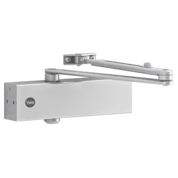 Amortizor cu braț standard back-check pentru ușă Yale seria 5500, argintiu, aluminiu, rezistent la foc, 30-5500-0001-60-11 Yale 