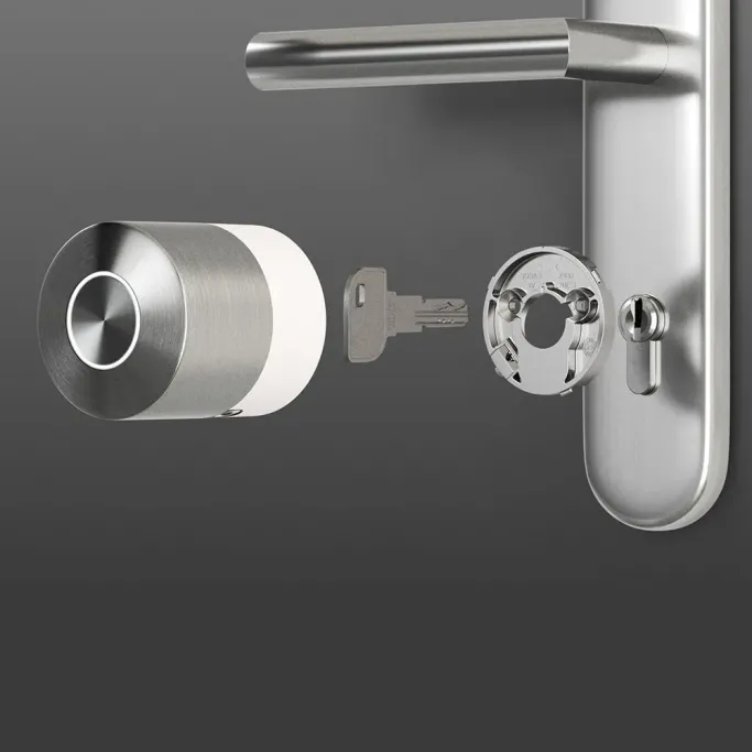 Nuki Home Set Pro - Încuietoare inteligentă Nuki Smart Lock Pro 5th Gen., Bluetooth 5.0, Wi-Fi, Matter over Thread + Keypad 2.0 