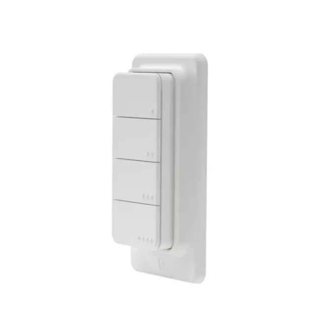 Telecomanda bluetooth Shelly BLU RC Button 4, cu suport magentic inclus