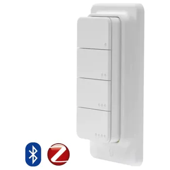 Shelly BLU RC Button 4 ZB Ð Telecomand_ Inteligent_ Zigbee 3.0, 4 Butoane, Control Scene _i Dispozitive