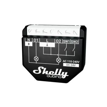 Shelly Qubino Wave 2PM – releu Z-Wave 2 canale
