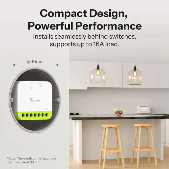 SONOFF MINI DUO MINI-ZB2GS – Smart Switch Zigbee 2 canale