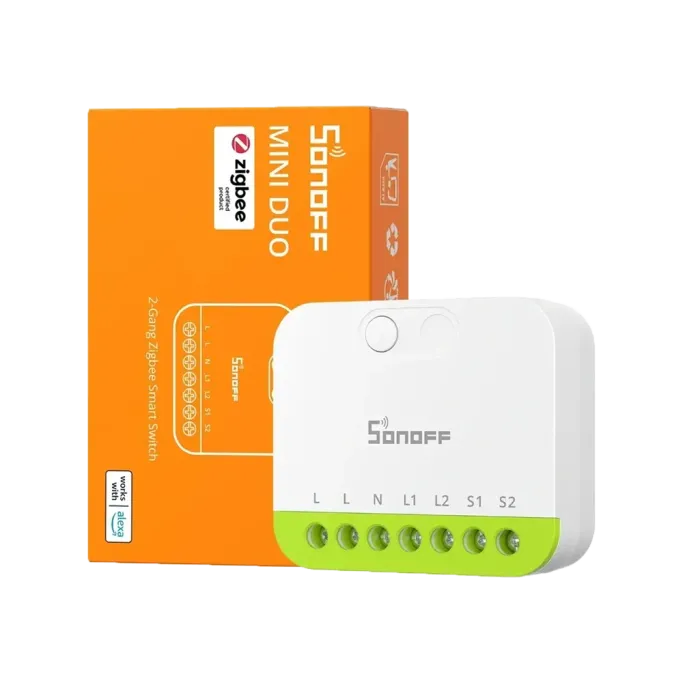 SONOFF MINI DUO MINI-ZB2GS – Smart Switch Zigbee 2 canale