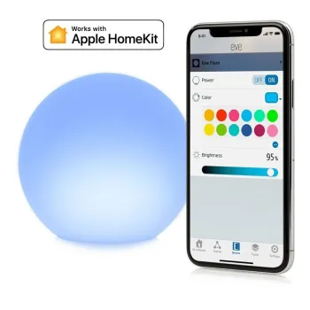 Lampa inteligenta LED RGB Eve Flare, incarcare wireless, portabila Eve - 1