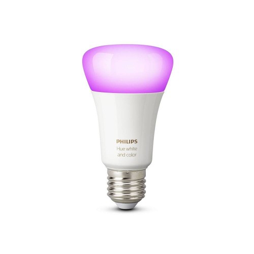 Set 2 becuri LED Smart Philips HUE A19  RGBW, 9.5W, 800 lumeni, E27, Clasa F Philips Hue - 3