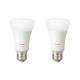 Set 2 becuri LED Smart Philips HUE A19  RGBW, 9.5W, 800 lumeni, E27, Clasa F Philips Hue - 2