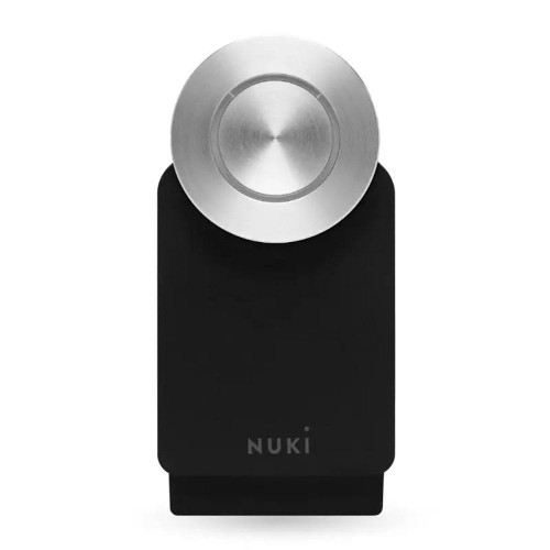 Incuietoare inteligenta Nuki Smart Lock 3.0 Pro Black, Bluetooth 5.0, Wi-Fi integrat