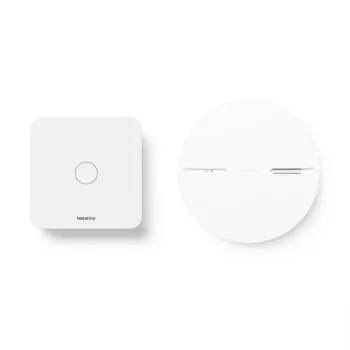 Alarmă inteligentă pentru fum și monoxid de carbon Netatmo Smart Smoke & Carbon Monoxide Alarm WiFi, compatibilă cu HomeKit Neta