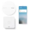 Alarmă inteligentă pentru fum și monoxid de carbon Netatmo Smart Smoke & Carbon Monoxide Alarm WiFi, compatibilă cu HomeKit Neta