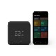 Termostat inteligent cu fir Tado Wired Smart Thermostat Starter Kit V3+ Black Edition pentru centrală pe gaz, ulei, OpenTherm