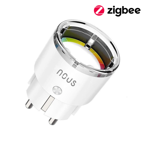 Priză inteligentă / smart wireless NOUS A1Z, ZigBee 3.0, 16A, monitorizare consum, compatibilă Smart Life / Tuya